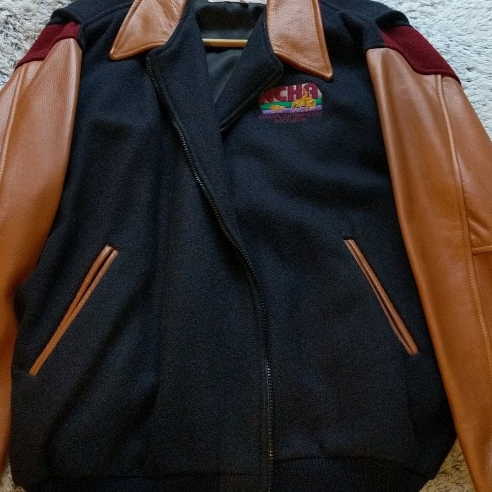 National Cutting Horse Leather Jacket